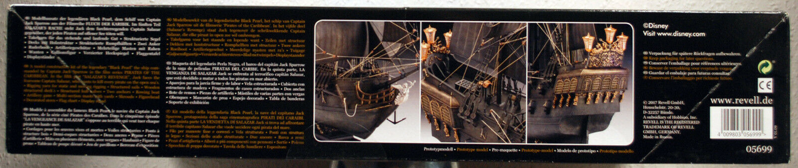 Revell 05699 Black Pearl Jack Sparrow Pirates of the Caribbean 1:72