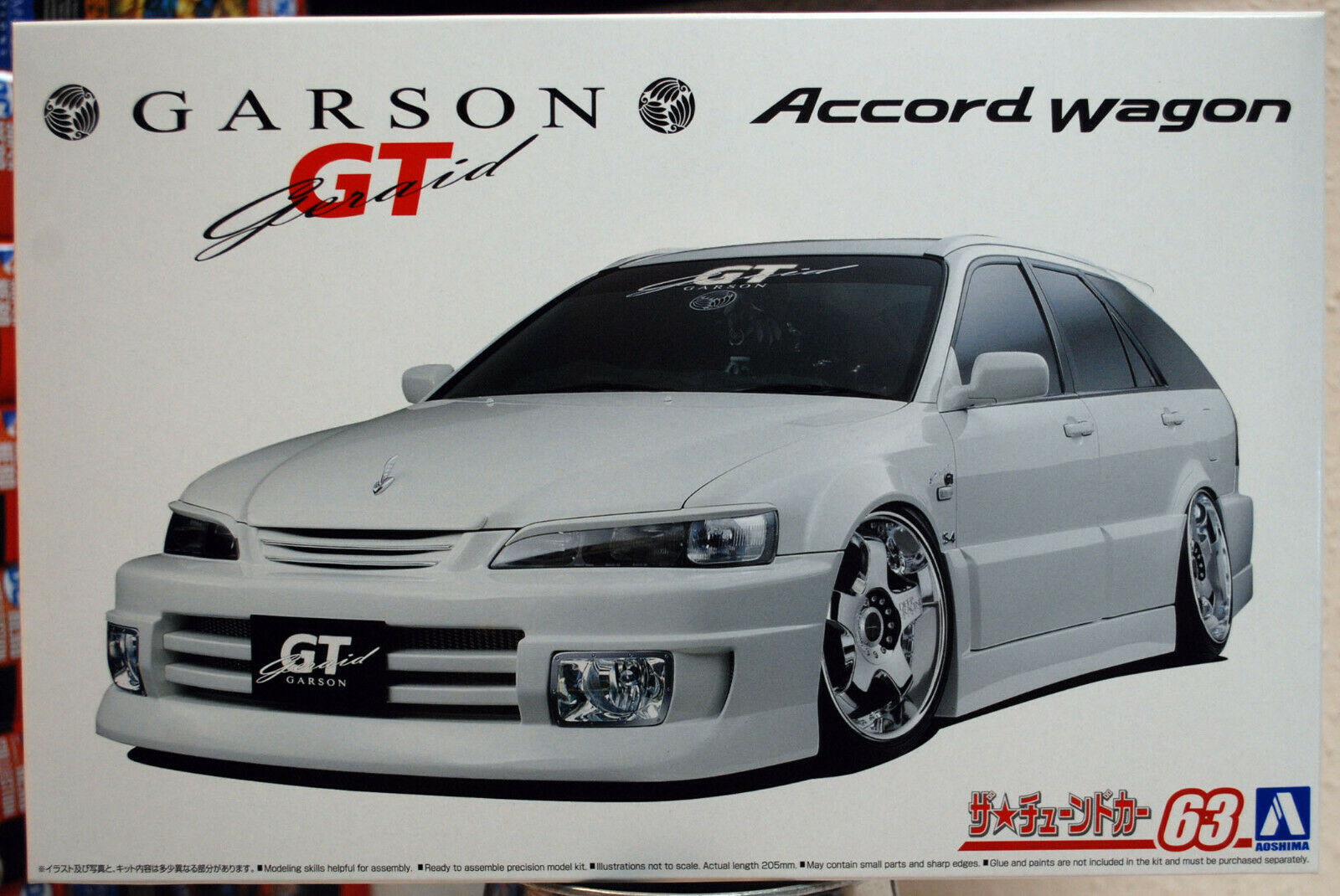 Aoshima 057971 1997 Honda Accord Wagon Garson GT Geraid JDM 1:24