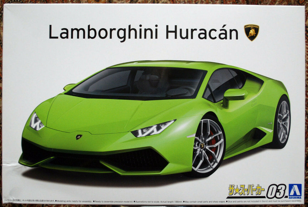 Aoshima 058466 2014 Lamborghini Huracan LP 610-4 1:24  neu