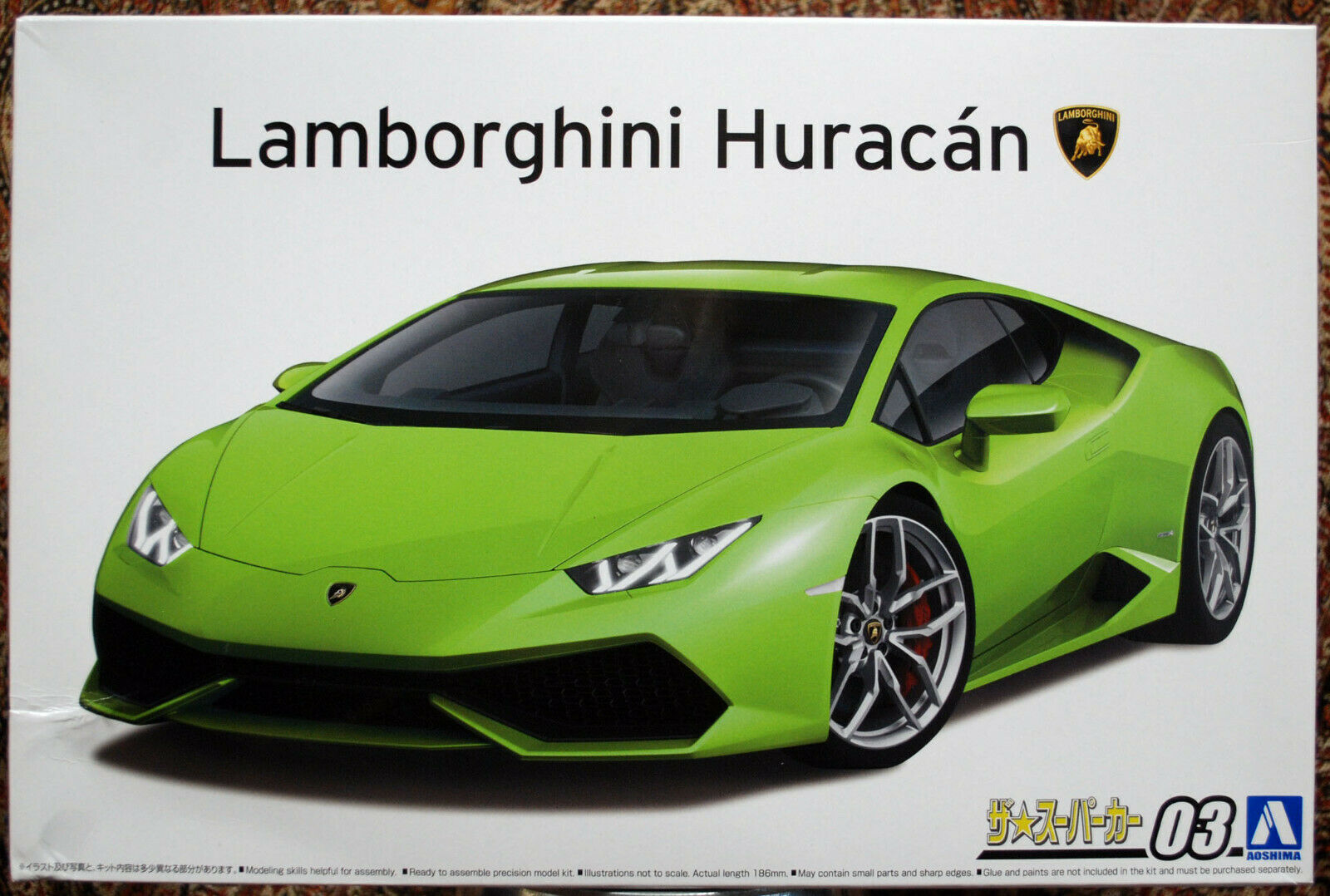 Aoshima 058466 2014 Lamborghini Huracan LP 610-4 1:24  neu