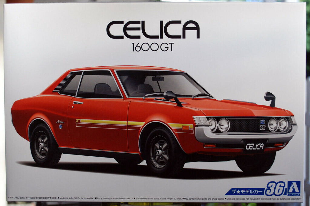 Aoshima 200834 1970 Toyota Celica 1600 GT 1:24