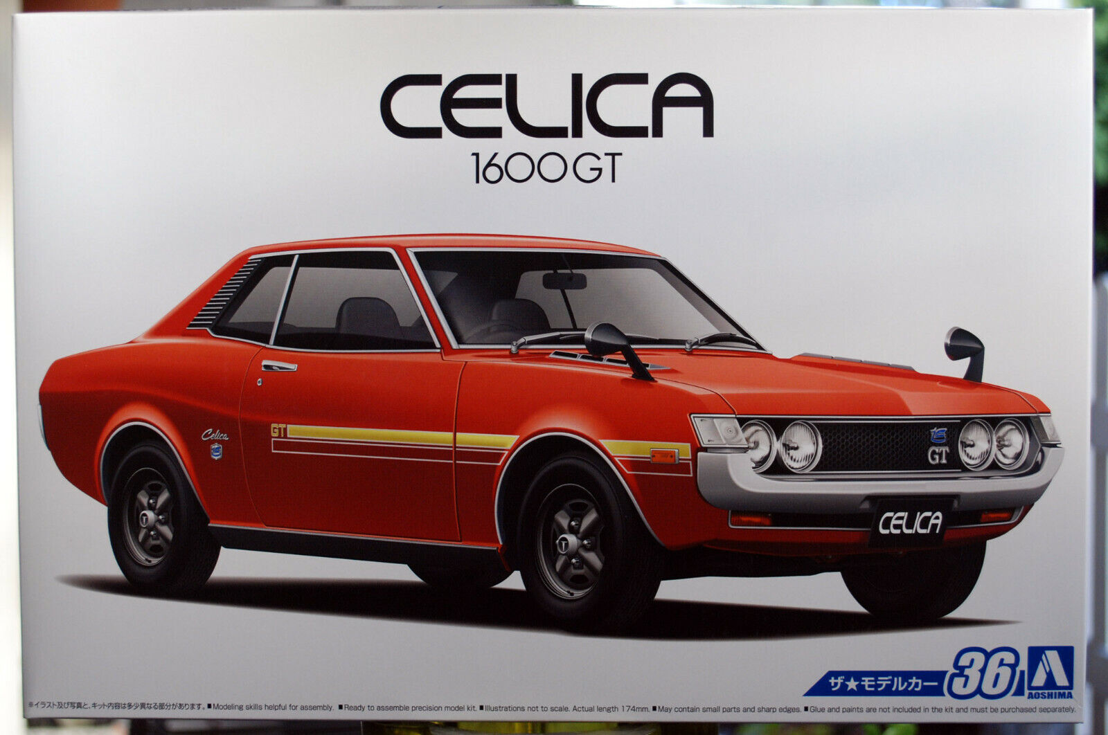 Aoshima 200834 1970 Toyota Celica 1600 GT 1:24