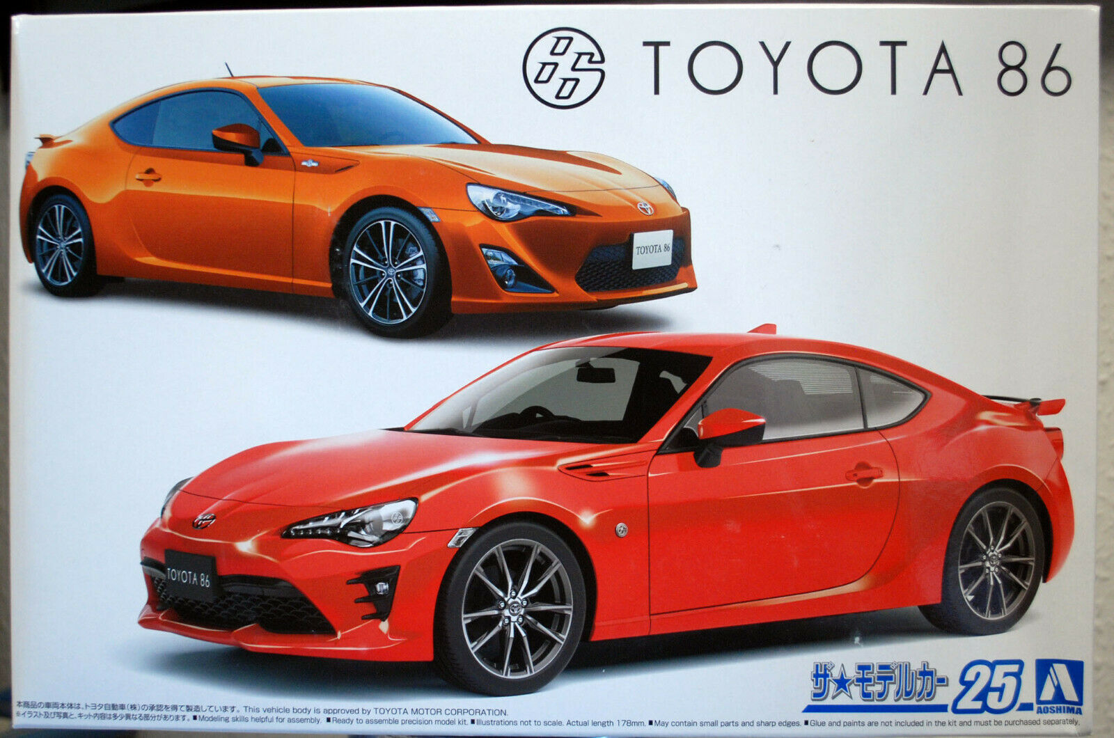 Aoshima 059661 2016 Toyota 86 GT 2´n1 JDM 1:24