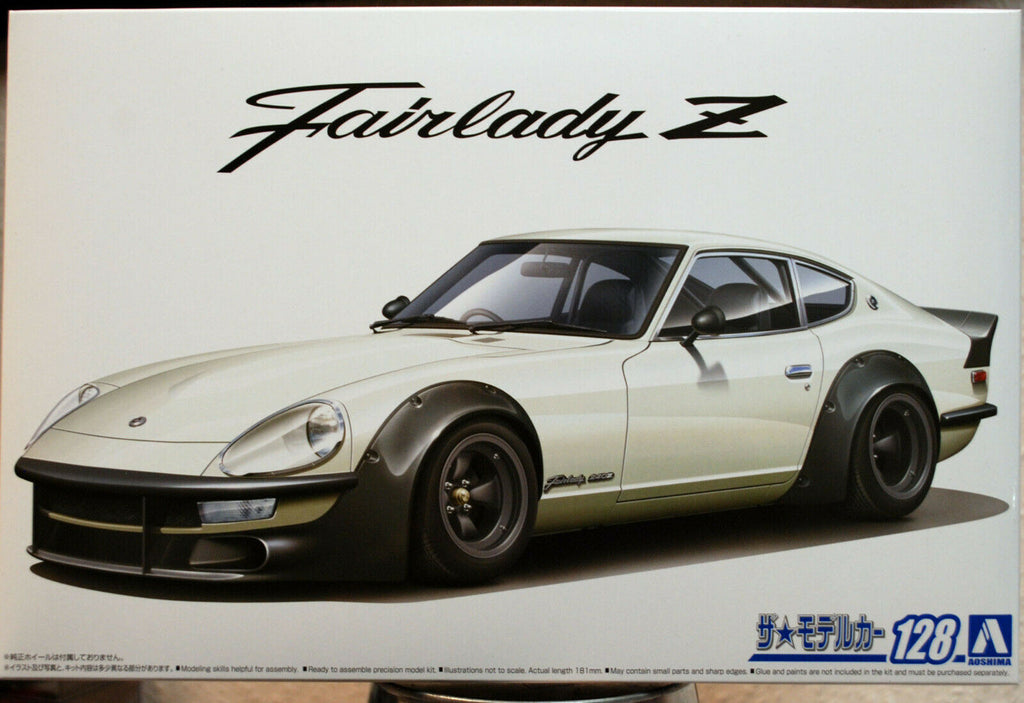 Aoshima 061015 1975 Datsun 240 Z Nissan Fairlady ZL Aerocustom II JDM 1:24