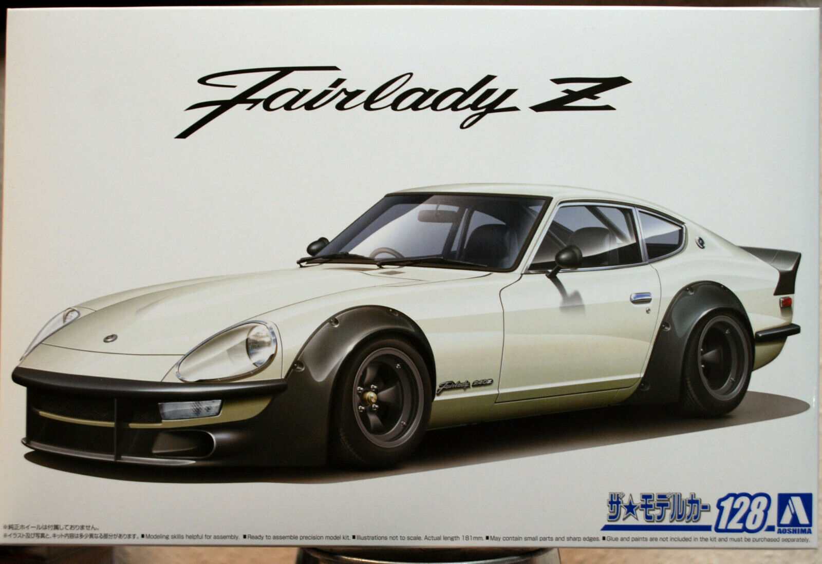 Aoshima 061015 1975 Datsun 240 Z Nissan Fairlady ZL Aerocustom II JDM 1:24