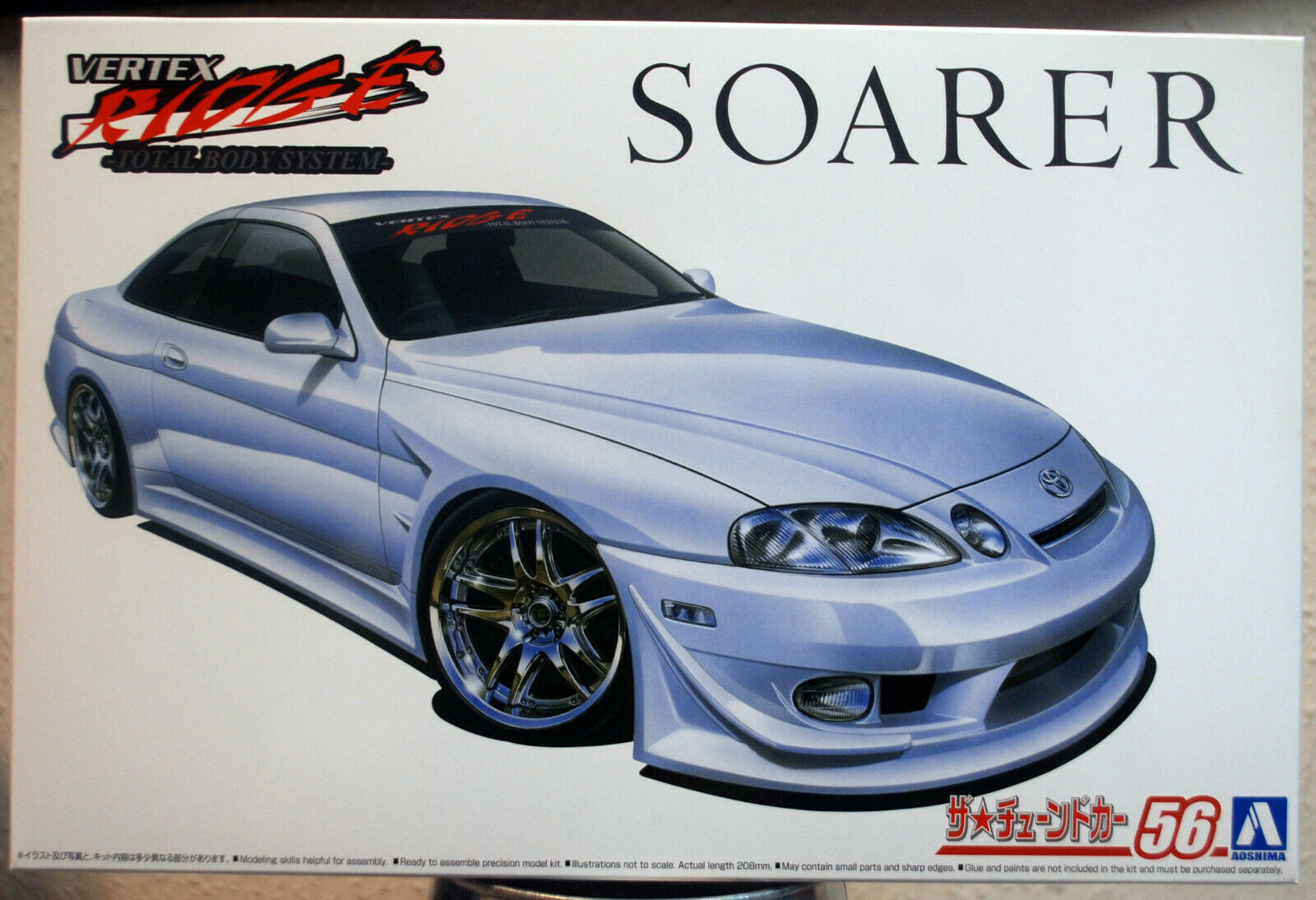 Aoshima 061336 1991 Toyota Soarer JZZ 30Vertex Ridge JDM 1:24