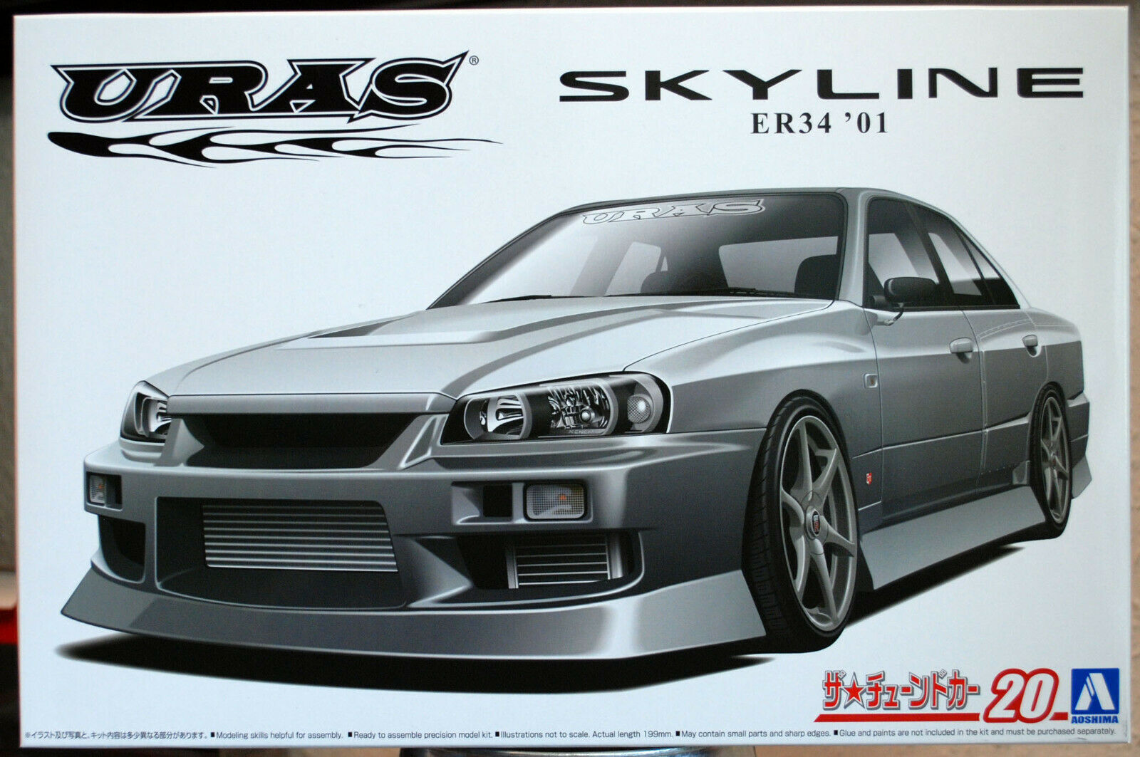 Aoshima 061343 2000 Nissan Skyline ER 34 Uras 1:24 JDM