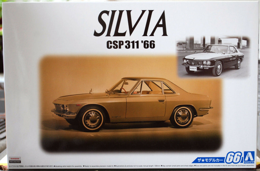 Aoshima 062289 1966 Nissan Silvia CPS 311 JDM 1:24 Bausatz