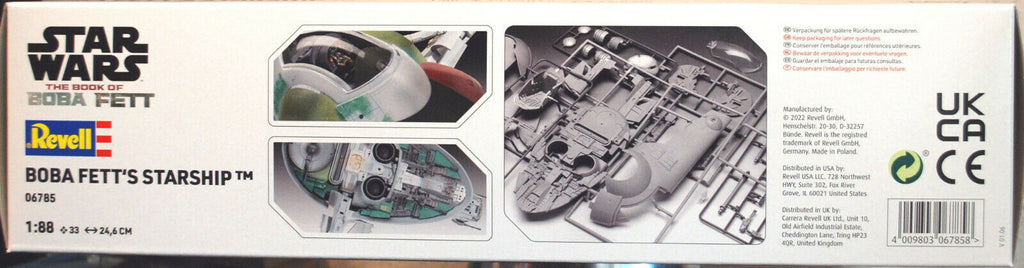 Revell 06785 Star Wars Boba Fetts Starship Slave 1 1:88
