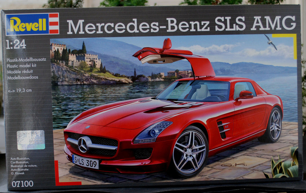 Revell 07100 2010 Mercedes SLS AMG C 197 1:24 Bausatz Germany Benz