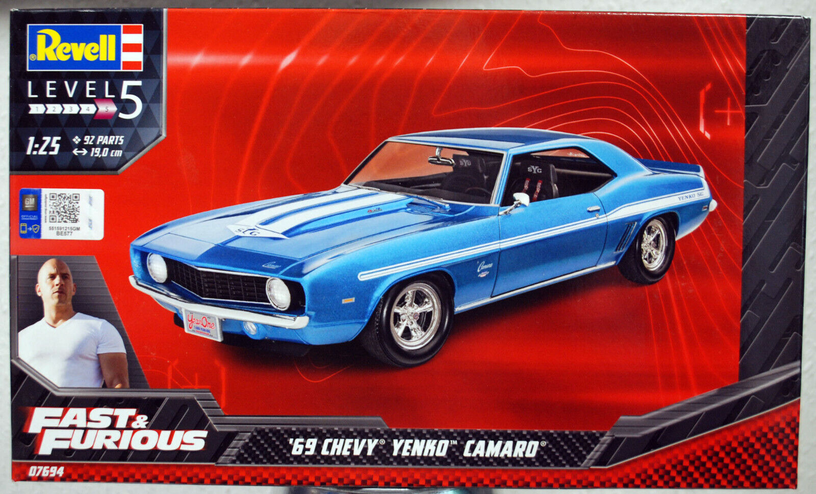 Revell 07694 1969 Chevrolet Camaro Yenko Fast & Furious 1:25