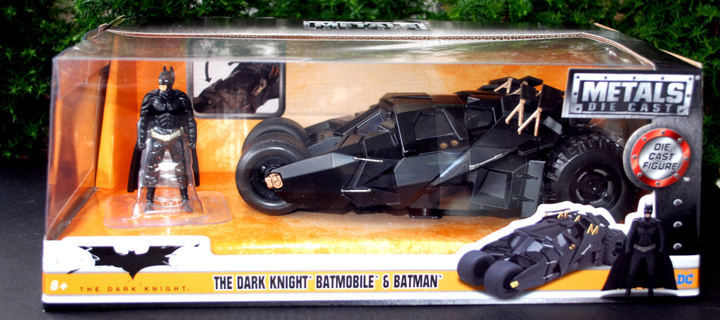 2008 Batmobile mit Batman The Dark Knight, 1:24, Jada 98261 neu 2017 neu