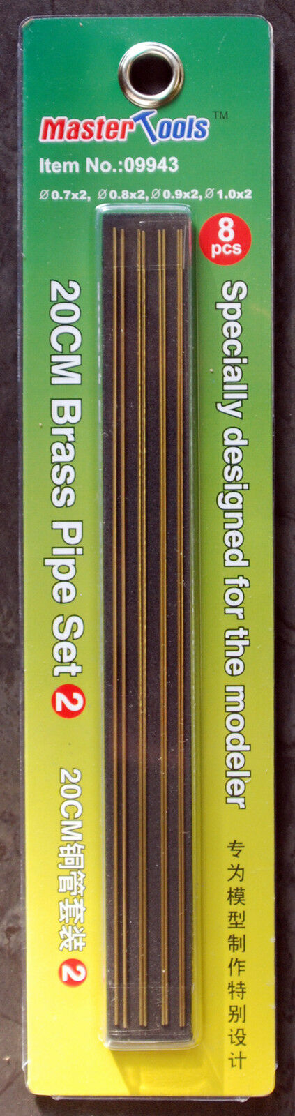 (GP 1m=€2,47) Master Tools 09942 Trumpeter Messingröhrchen  zur Auswahl