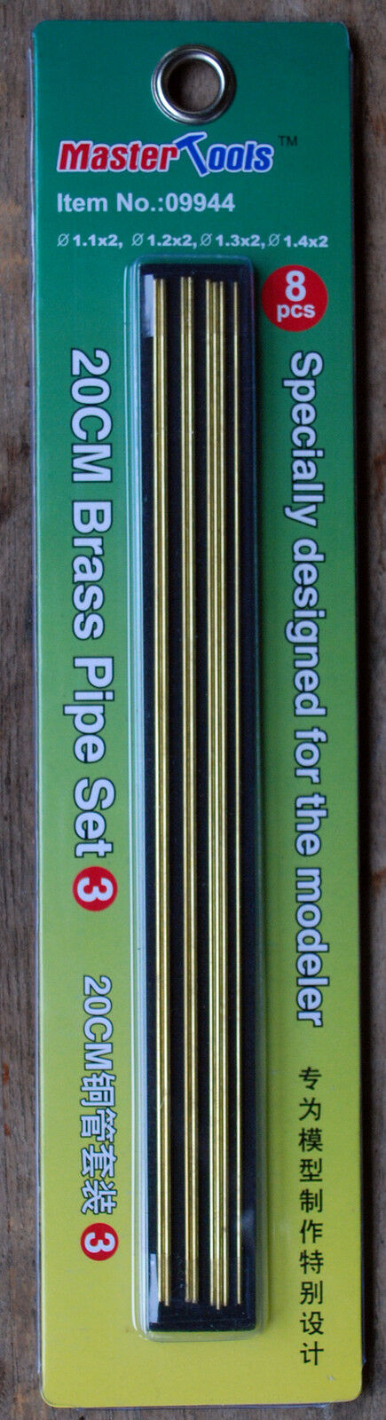 (GP 1m=€2,47) Master Tools 09942 Trumpeter Messingröhrchen  zur Auswahl
