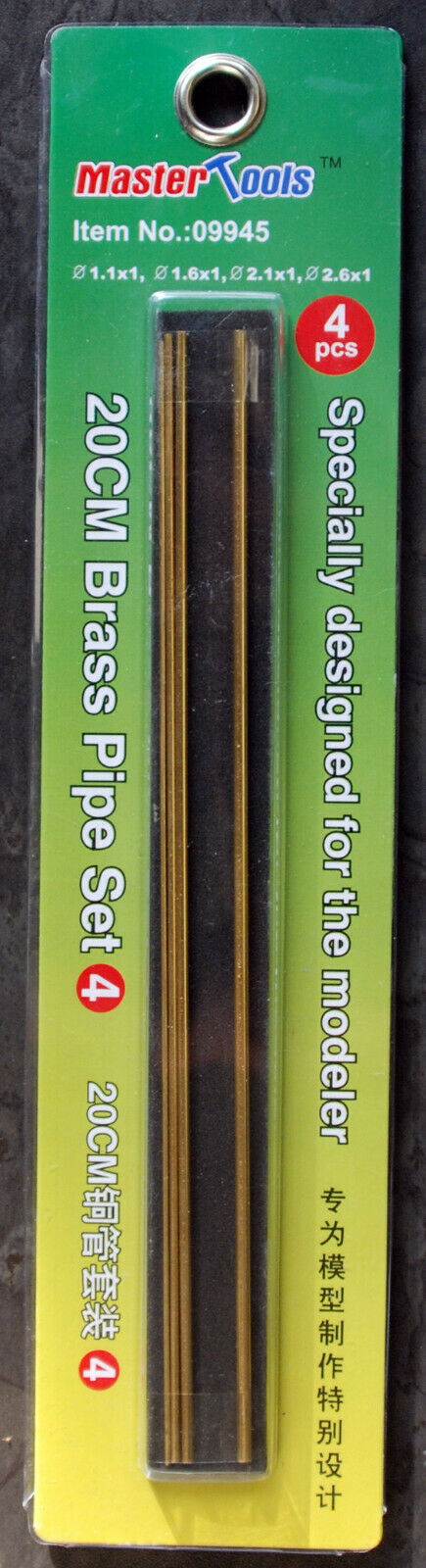 (GP 1m=€2,47) Master Tools 09942 Trumpeter Messingröhrchen  zur Auswahl