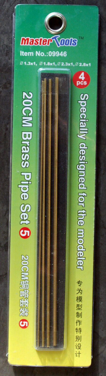 (GP 1m=€2,47) Master Tools 09942 Trumpeter Messingröhrchen  zur Auswahl