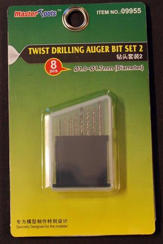 Master Tools 09954 -09956  Trumpeter Spiral Bohrer Sets von 0,3 bis 2,5 mm
