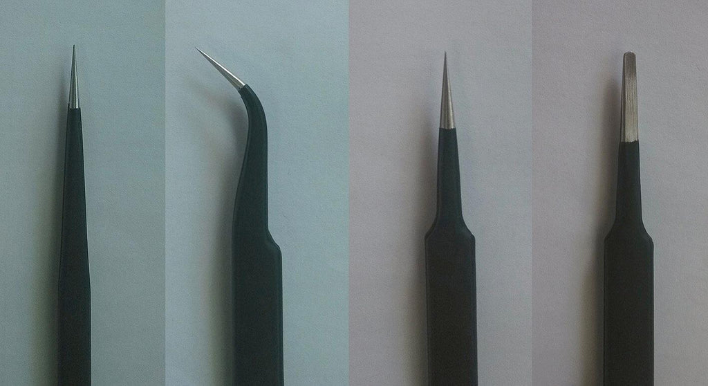 Master Tools 09957 Trumpeter 4 Pinzetten Set Tweezers