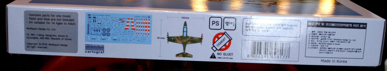 T-2C/E Buckeye Hellenic Griechischer AF Jet Trainer, 1:72, Wolfpack 10009