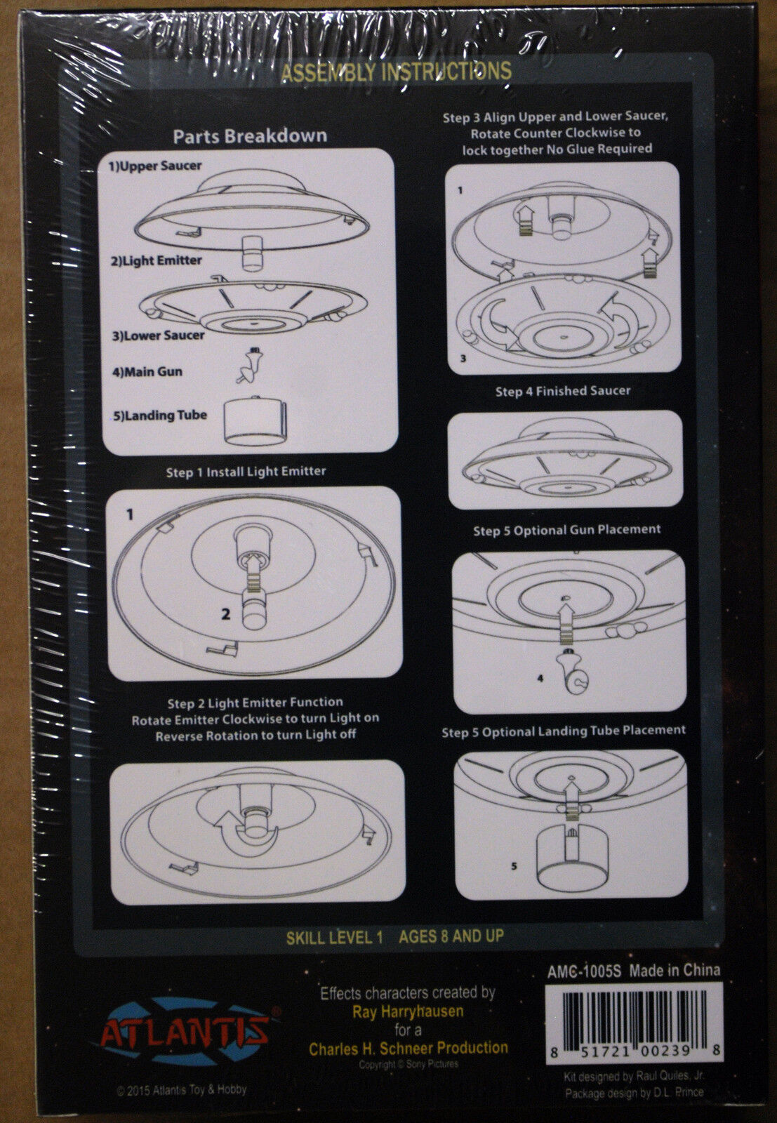 UFO Earth vs. Flying Saucers UFO Atlantis 1005