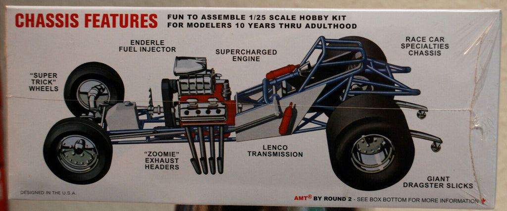 AMT 1009 Ford Mustang II Funny Car Larry Fullertons Trojan Horse 1:25
