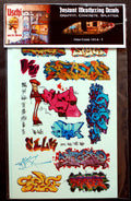 Uschi van der Rosten 1014-1 Decals Instant Weathering Graffiti Splatter