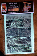 Uschi van der Rosten 1017 Decals Marble Black & Beige Marmor