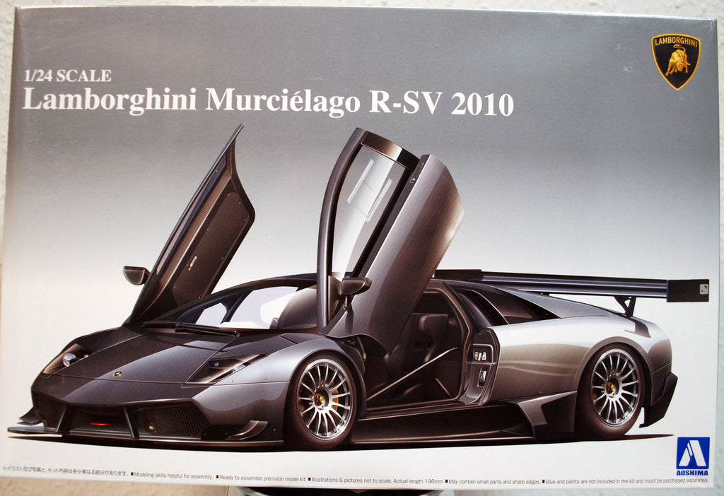 Aoshima 063743 2010 Lamborghini Murcielago R-SV 1:24