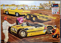 AMT 1113 1967 Piranha Super Spy Car Drag Team 3er Set Car&Trailer&Dragster 1:25