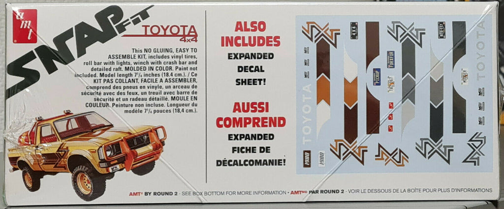 AMT 1114 1980 Toyota Hilux 4x4 Pickup Snap 1:25