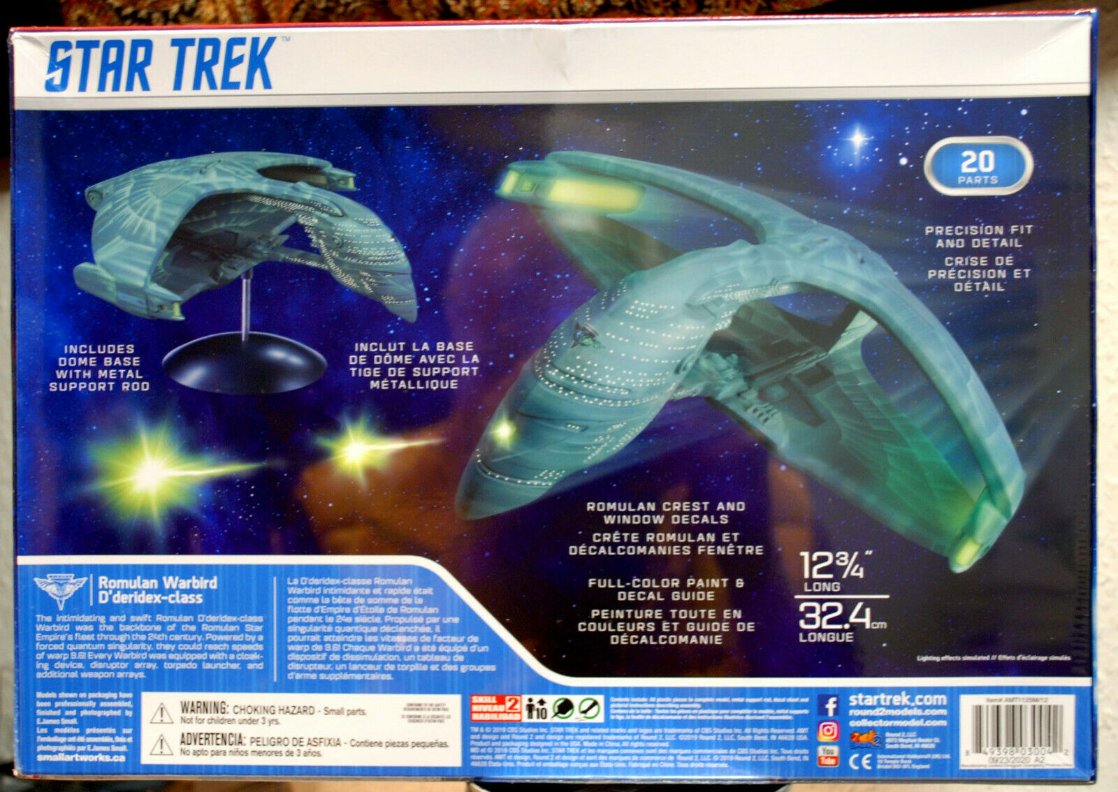 AMT 1125 Star Trek Romulan Warbird D'Deridex Class 1:3200
