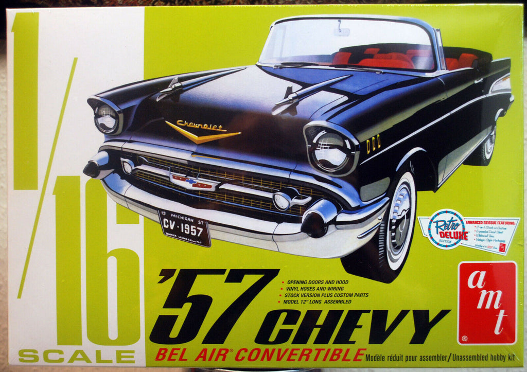 1957 Chevrolet Bel Air Cabrio 1:16 AMT 1159 wieder neu 2021
