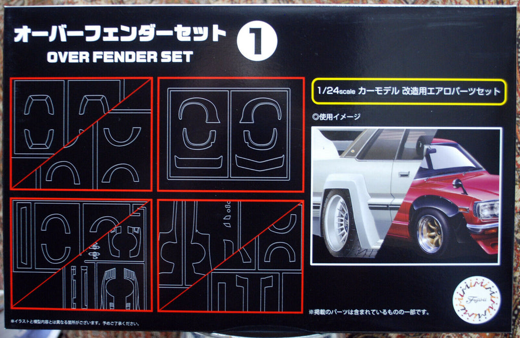 Fujimi 116389 Garage & Tools Overfender Set 1 1:24