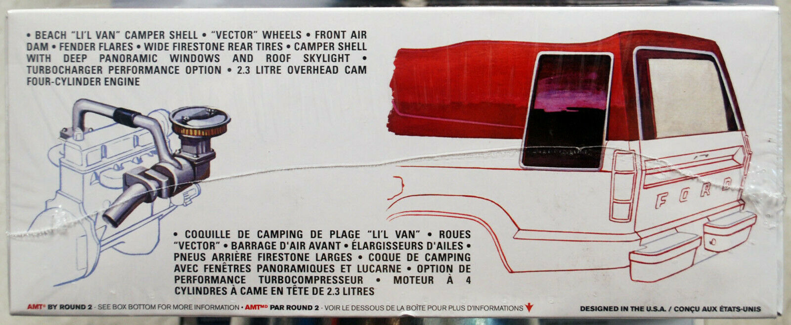 1978 Ford Courier Mini Van 2´n1 1:25 AMT 1210