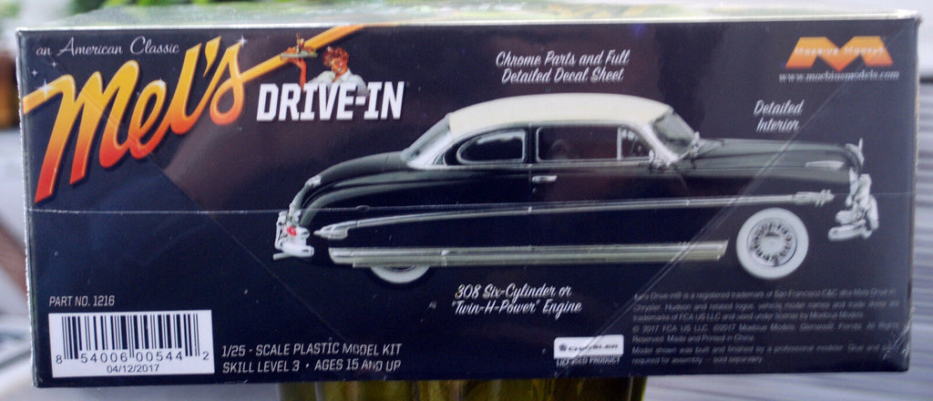 1952 Hudson Hornet Mel´s Drive-In 1:25 Moebius 1216 neu 2017