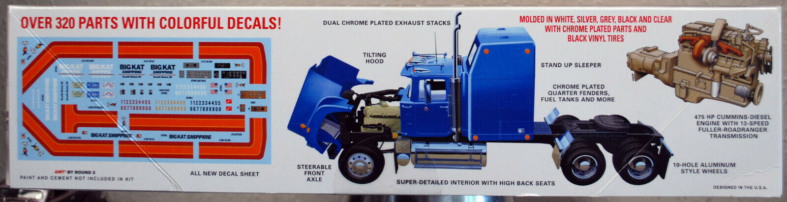 American Superliner Tractor Zugmaschine LKW 1:24 AMT 1235 neu 2021