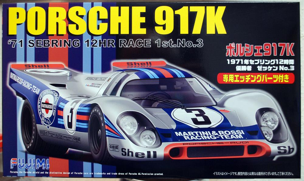 Fujimi 123882 1971 Martini Porsche 917 K Winner Sebring 1:24