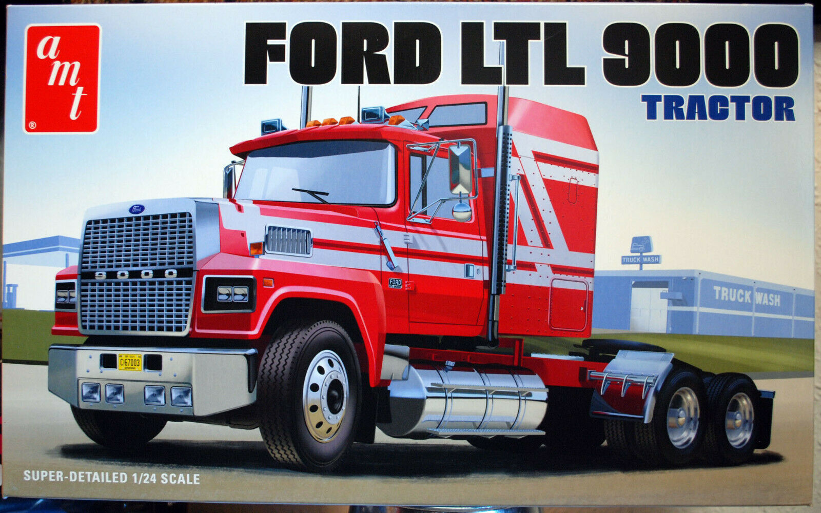 Ford LTL 9000 Tractor Zugmaschine LKW 1:24 AMT 1238 neu 2021