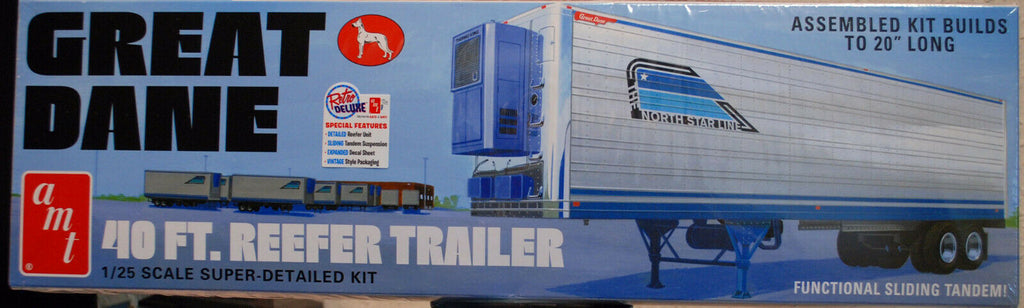 Great Dane 40' Reefer Trailer 1:25 AMT 1249 wieder neu 2022