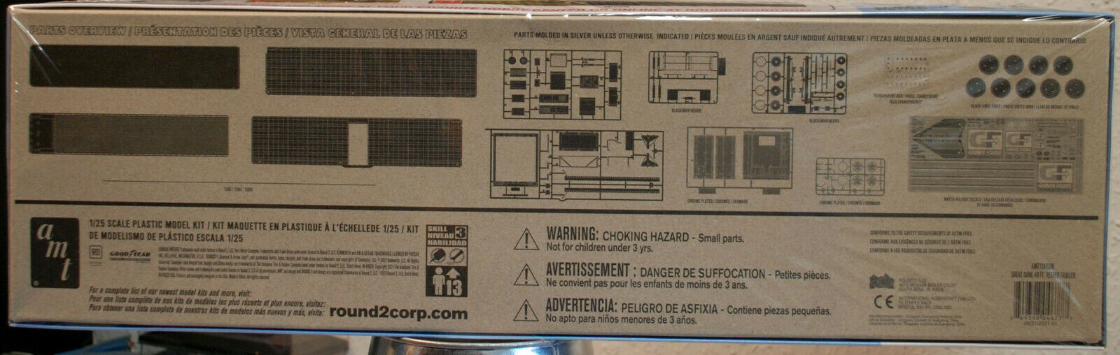 Great Dane 40' Reefer Trailer 1:25 AMT 1249 wieder neu 2022