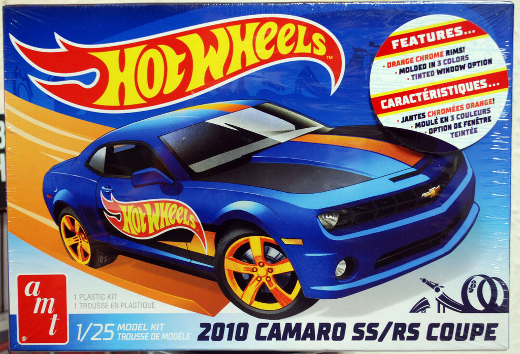 AMT 1255 2010 Chevrolet Camaro SS / RS Coupe Hot Wheels 1:25