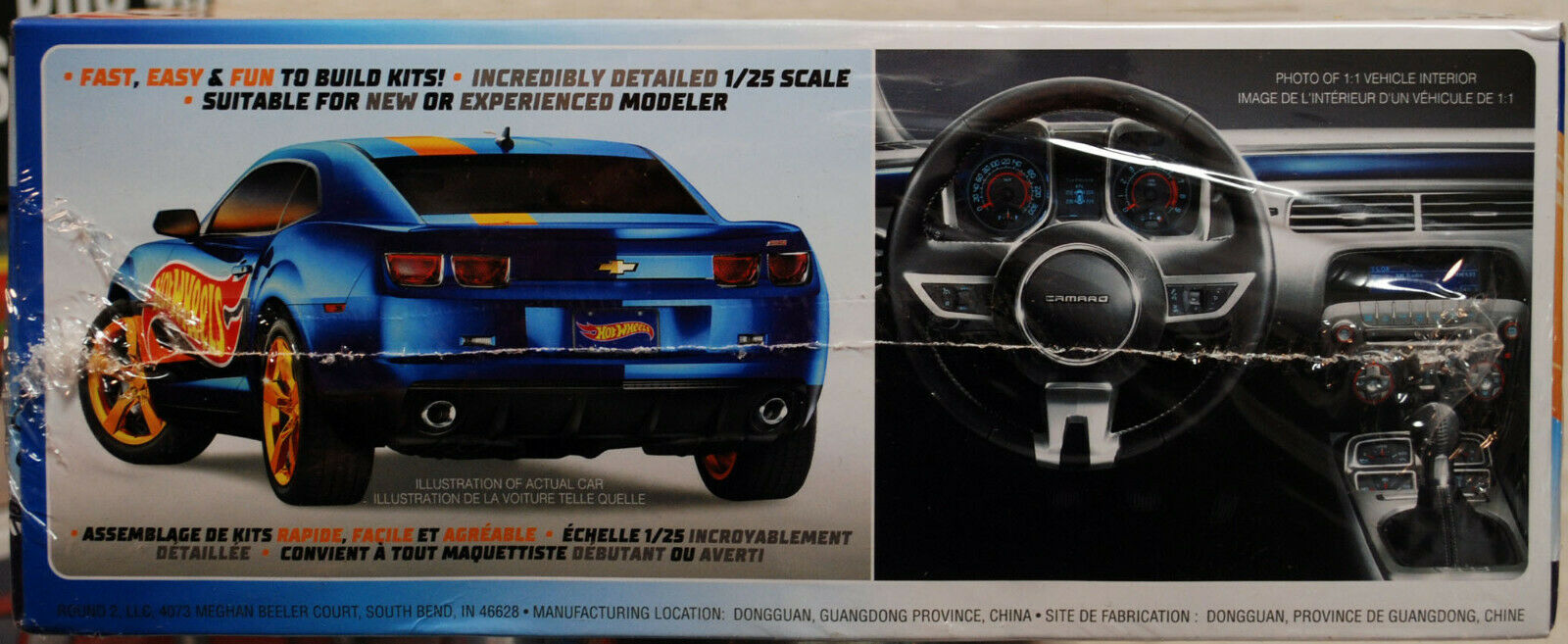 AMT 1255 2010 Chevrolet Camaro SS / RS Coupe Hot Wheels 1:25