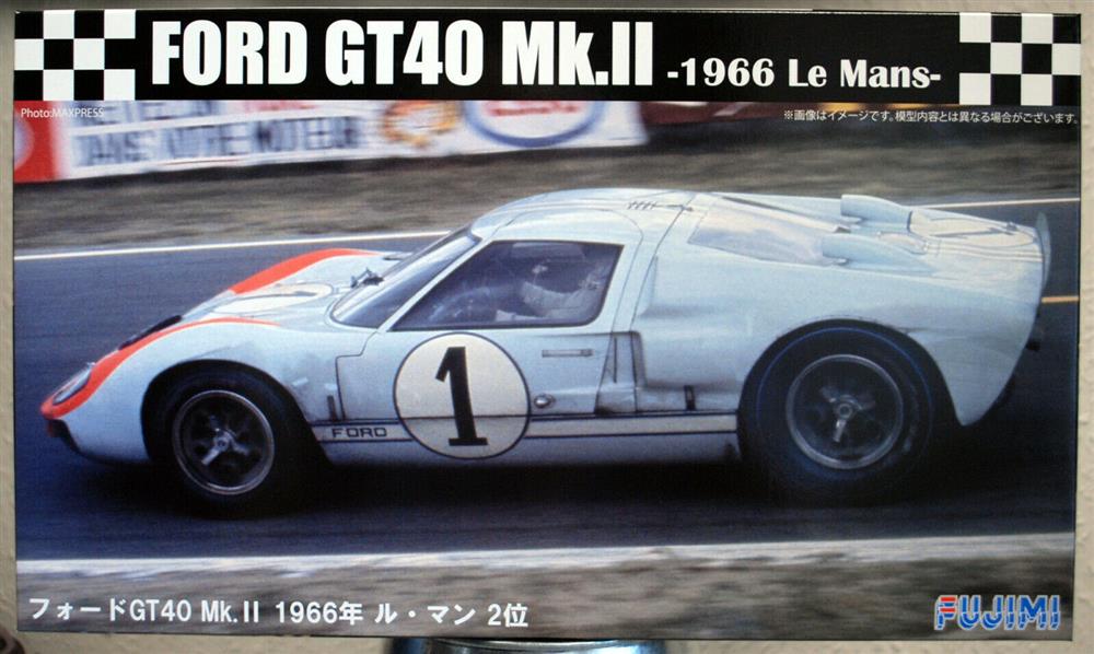 Fujimi 126043 1966 Ford GT 40 Mk. II LeMans 1:24