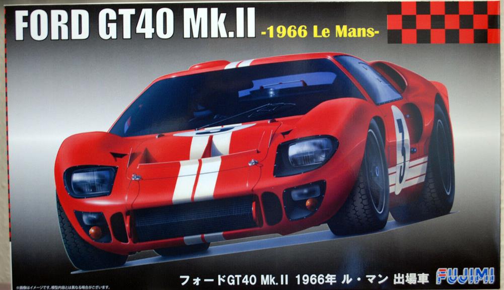 Fujimi 126067 1966 Ford GT 40 Mk. II LeMans 1:24