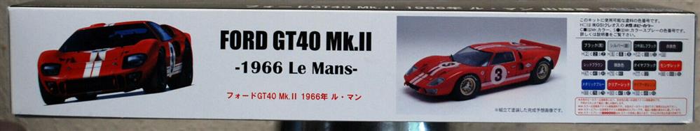 Fujimi 126067 1966 Ford GT 40 Mk. II LeMans 1:24