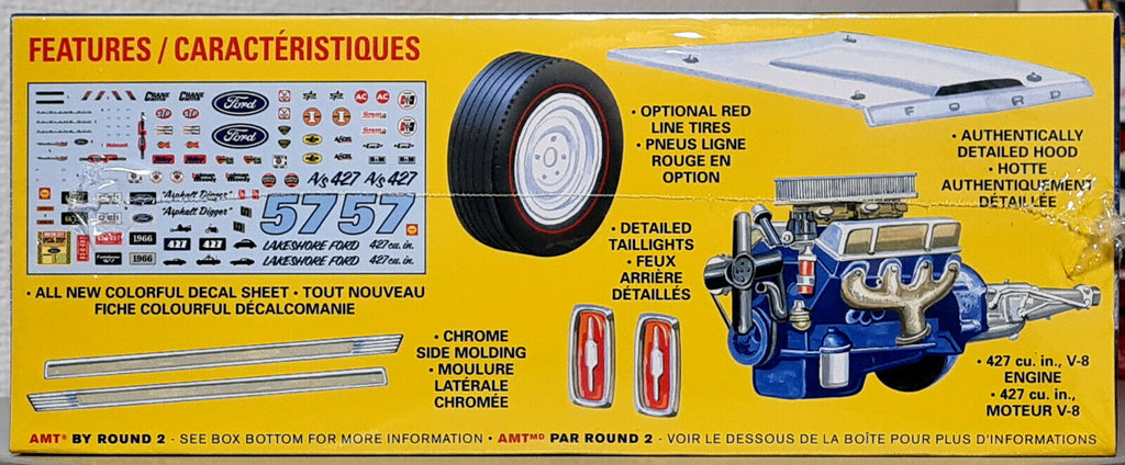 AMT1263 1966 Ford Fairlane 427 1:25