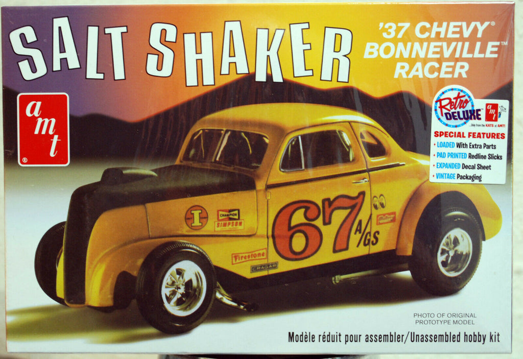 AMT 1266 1937 Chevrolet Bonneville Racer Salt Shaker 1:25