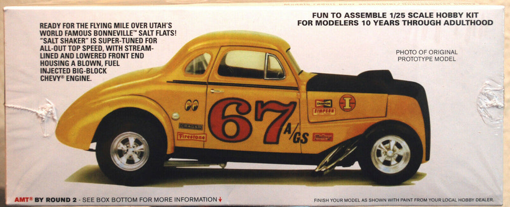 AMT 1266 1937 Chevrolet Bonneville Racer Salt Shaker 1:25