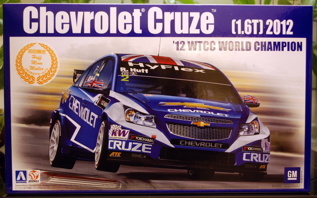 Aoshima Beemax 24003 2012 Chevrolet Cruze WTCC World Champion, 1:24 #05