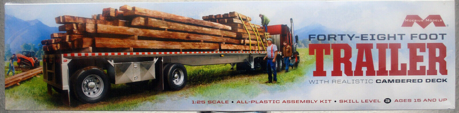 Moebius 1304 48' Trailer forty eight foot Trailer 1:25